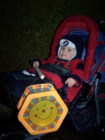 ich strahle mit meiner Laterne um die Wette