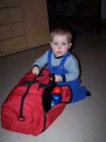 so, jetzt habe ich meine 7 Sachen gepackt